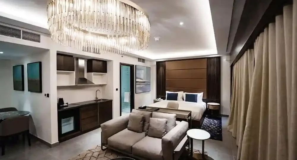 Junior Suite with Kitechenette - 5 Star Hotel in Dubai Downtown - Hotel Near Burj Khalifa-3