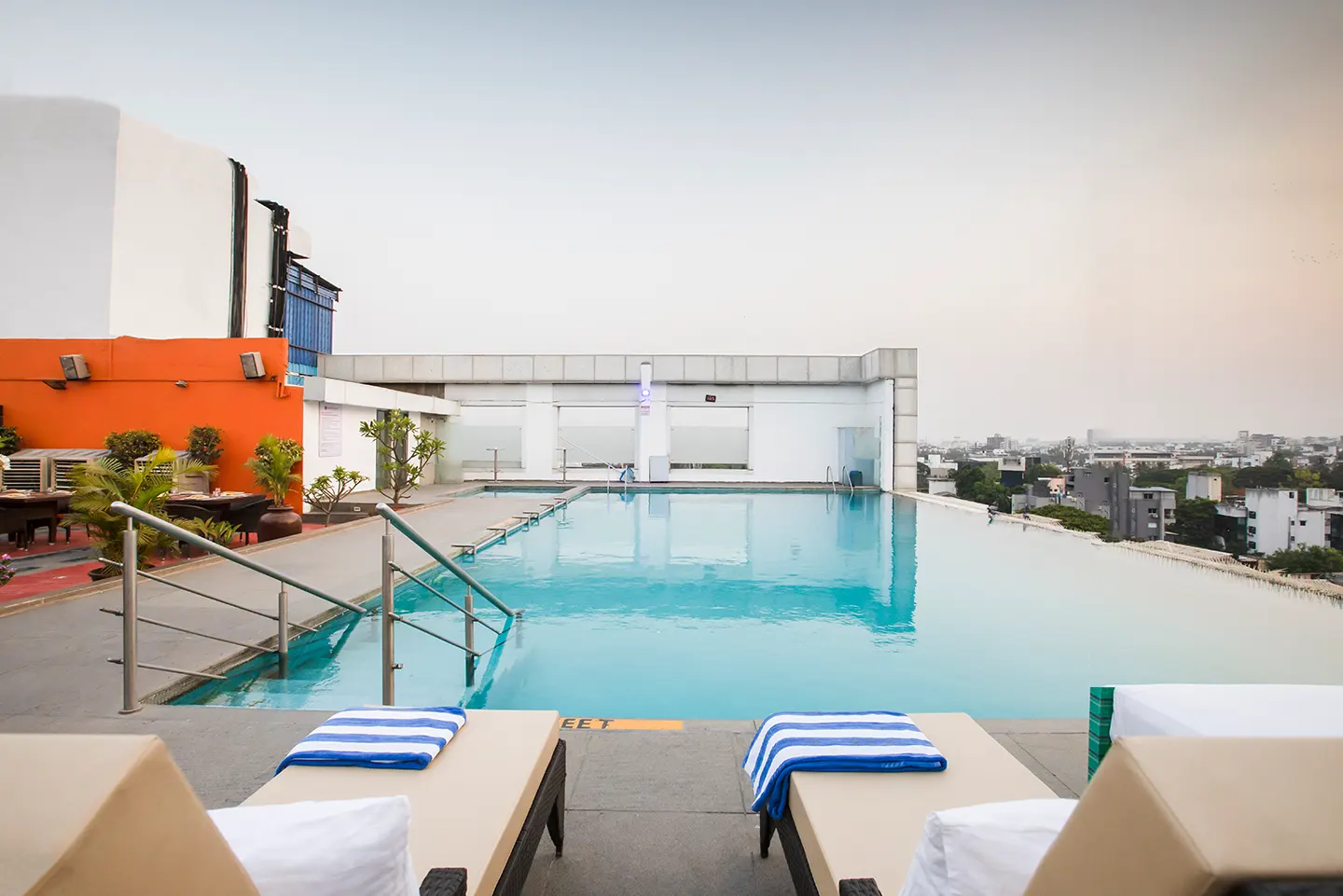 Pool-ramee-grand-hotel-in-pune-Apte Road near Airport and Railway station