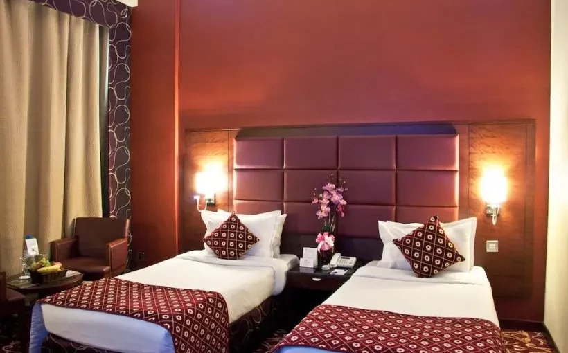 STANDARD-twin-room at ramee rose hotel- al barsha dubai