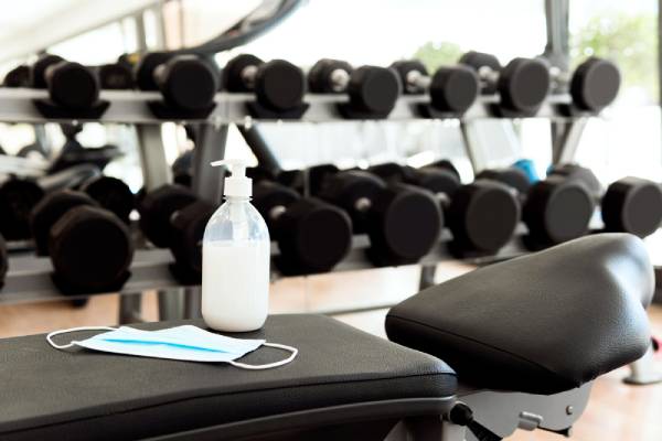 fitness centre at ramee rose hotel in dubai